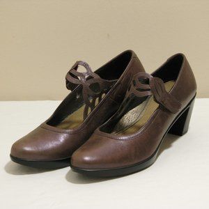 Light Brown Naot Mary Janes